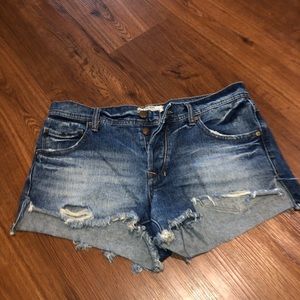 Free people Jean shorts